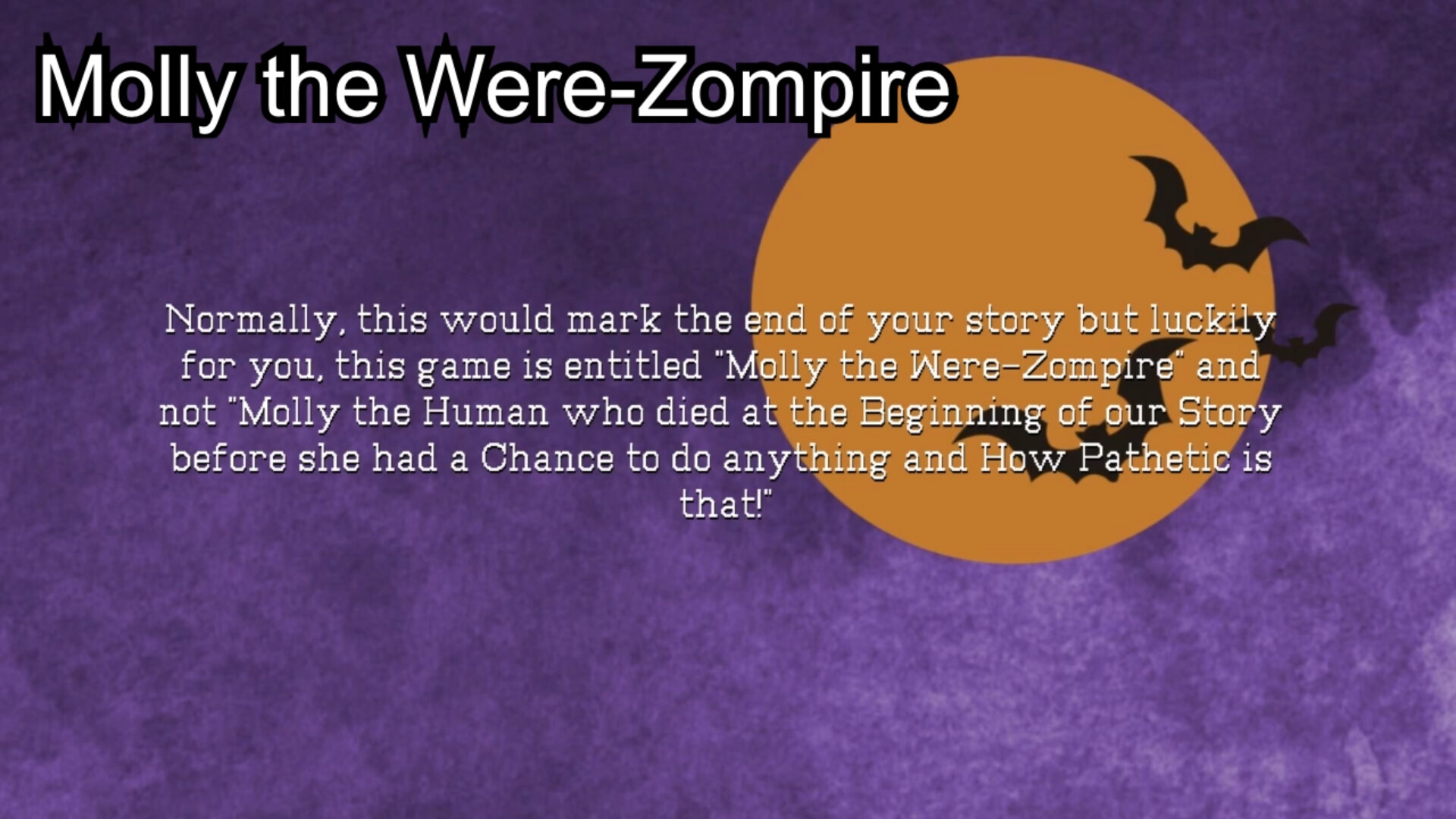 Molly the Werezompire screenshot 5