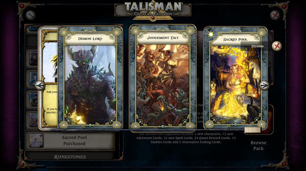 Screenshot z Talisman - The Sacred Pool Expansion