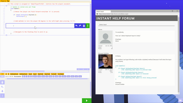 U-Sharp: The Unity Coding Learning Game screenshot 4