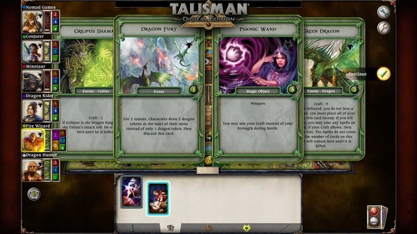 Screenshot z Talisman - The Dragon Expansion