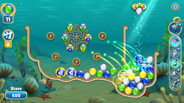 Screenshot z Pearls of Atlantis: The Cove Screenshot z Pearls of Atlantis: The Cove