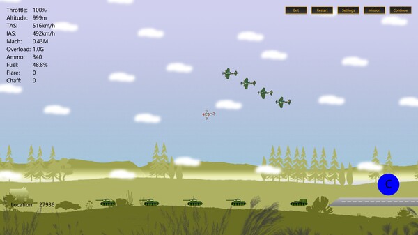 2D Dogfight - World War II (Eastern Front and Pacific)