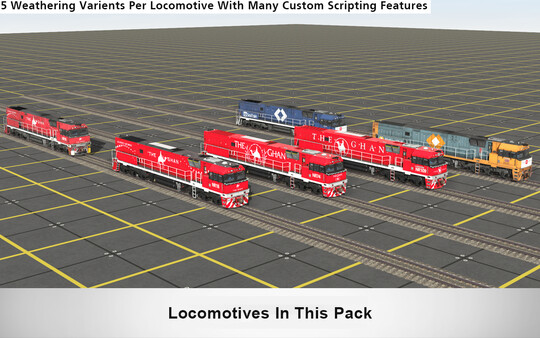 Trainz 2019 DLC - NR Class Locomotive - JBR Ghan Pack