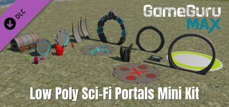MAX Low Poly Sci-Fi Portals