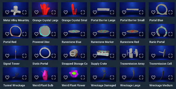 GameGuru MAX Low Poly Mini Kit - Sci-Fi Portals