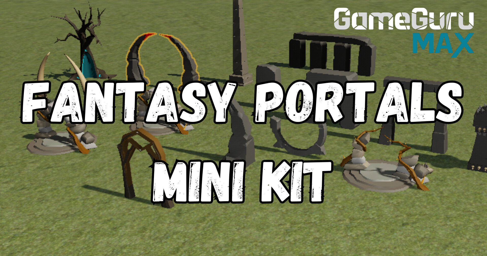 GameGuru MAX Low Poly Mini Kit - Fantasy Portals Featured Screenshot #1