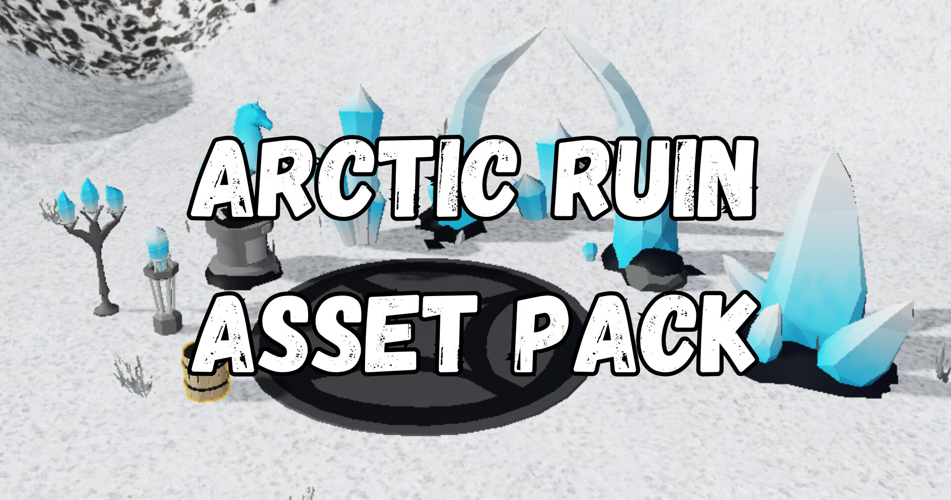 GameGuru MAX Low Poly Asset Pack - Arctic Ruins Featured Screenshot #1