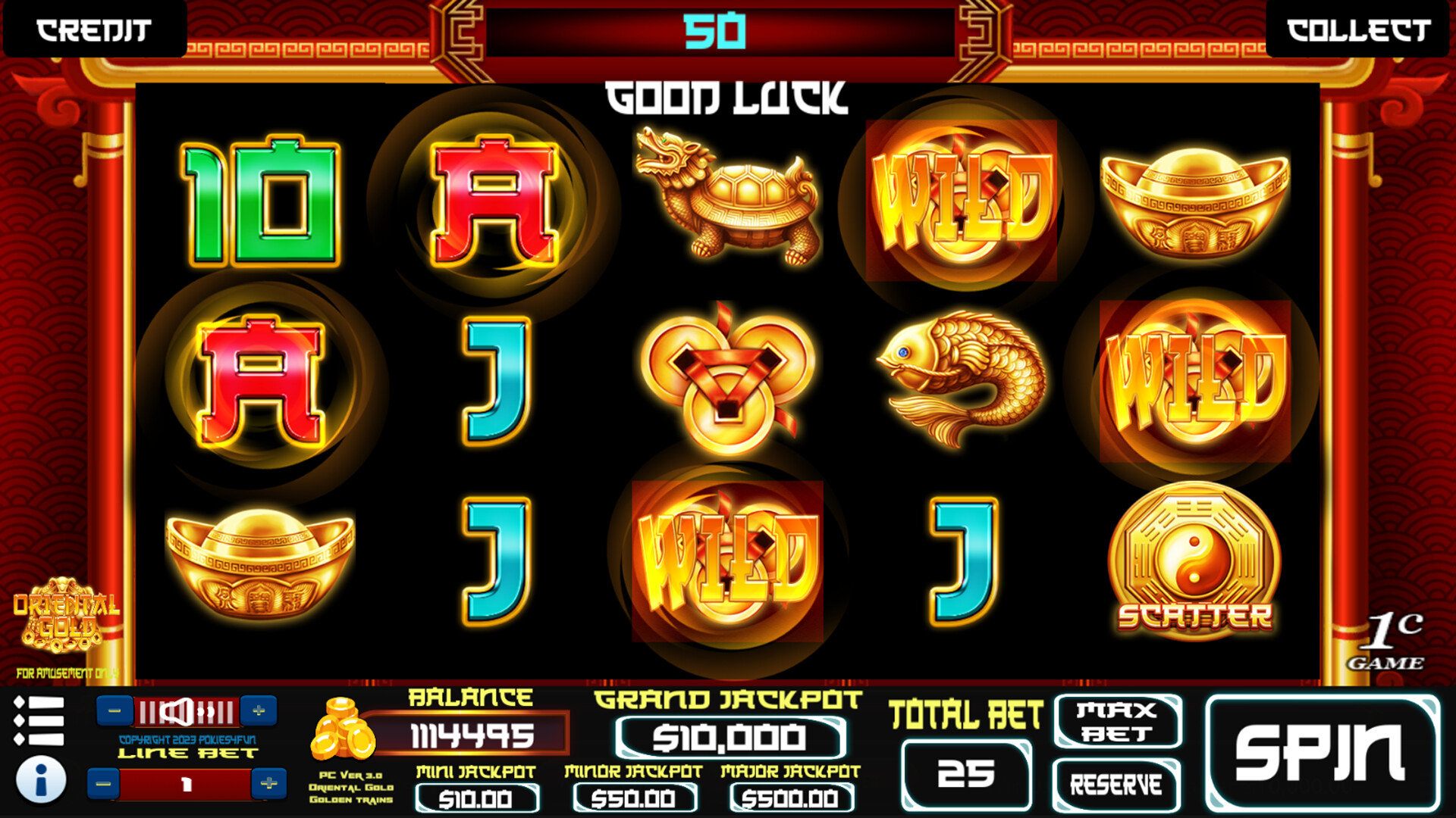 Oriental Gold : Golden Trains Edition - Slots Featured Screenshot #1