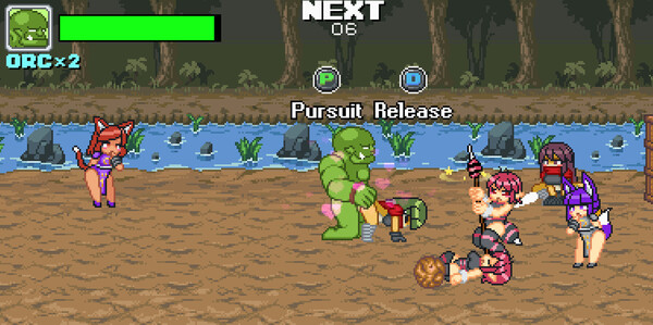Screenshot z Monster Girl Conquest Records Battle Orc Screenshot z Monster Girl Conquest Records Battle Orc