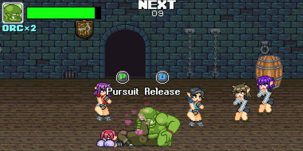 Screenshot z Monster Girl Conquest Records Battle Orc Screenshot z Monster Girl Conquest Records Battle Orc