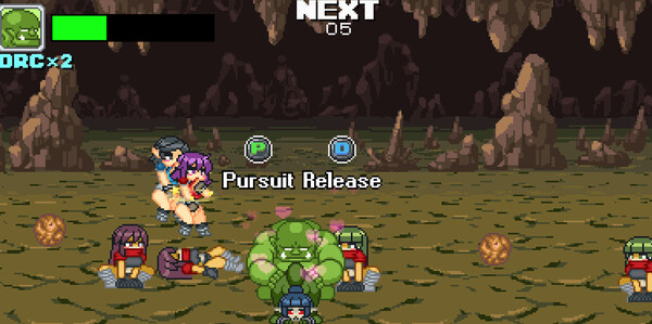 Screenshot z Monster Girl Conquest Records Battle Orc Screenshot z Monster Girl Conquest Records Battle Orc