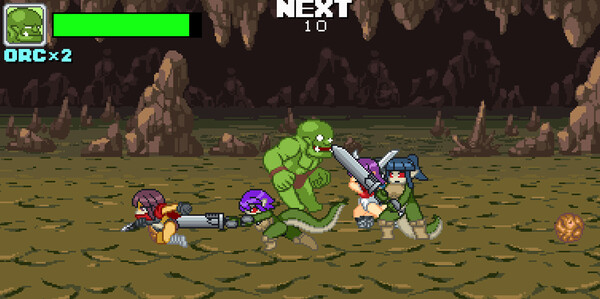 Screenshot z Monster Girl Conquest Records Battle Orc Screenshot z Monster Girl Conquest Records Battle Orc