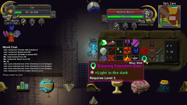 Swords & Crystals - Glowing Founders Gem screenshot 3