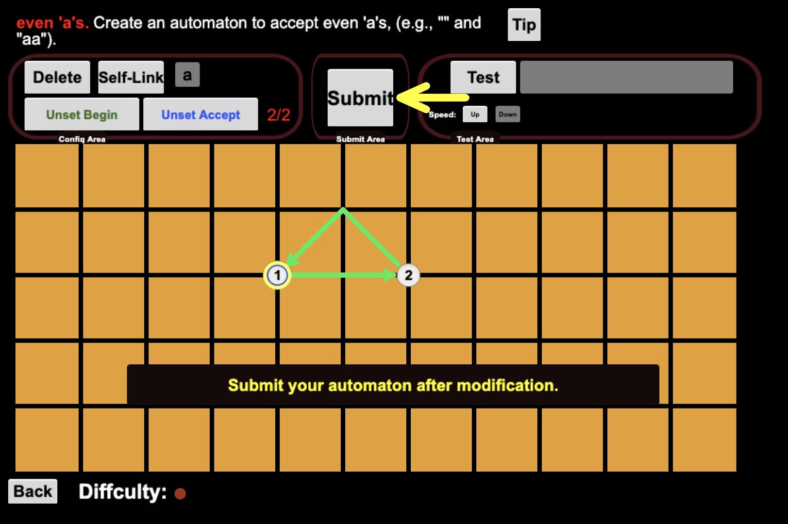 #2. Finite State Automaton Challenges 2 (Steam) By: Tramolly Game