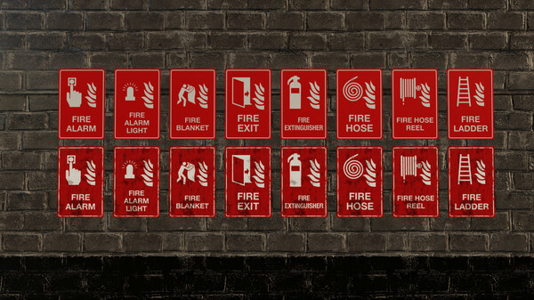 GameGuru MAX Modern Day Asset Pack - Hazard Signs screenshot 8