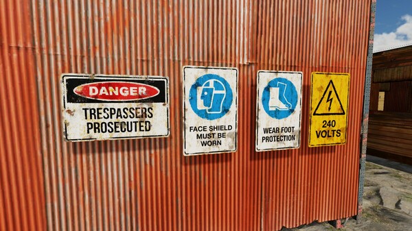 GameGuru MAX - Hazard Signs