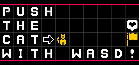 Push The Cat with WASD