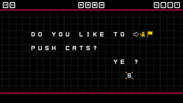 Push The Cat with WASD.
