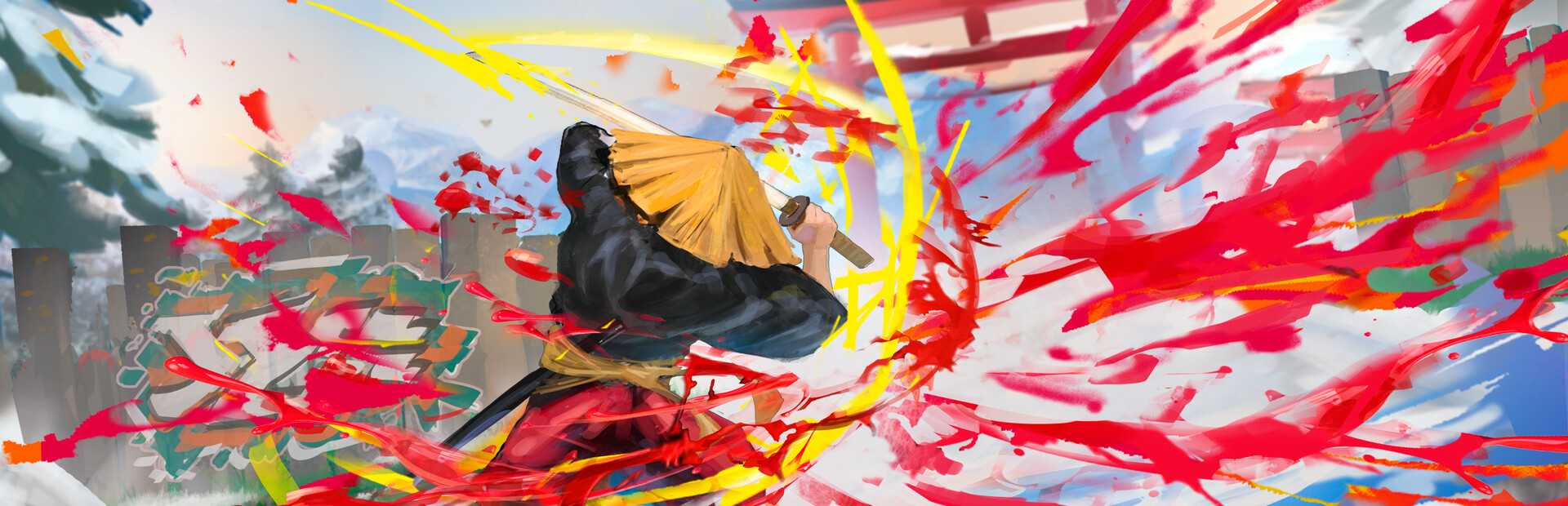 Colorful Katana
