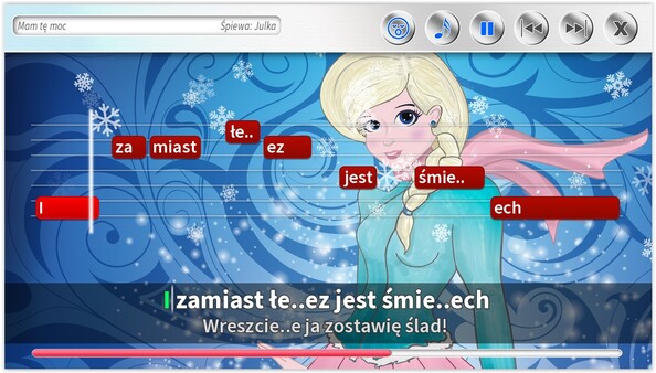 Zabawa Karaoke - Piosenki z filmów Kraina Lodu