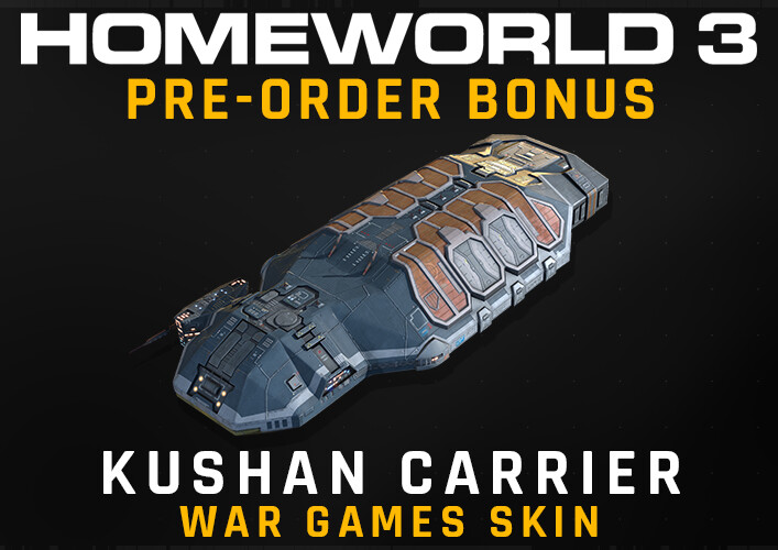 Homeworld 3 - Pre-Order Bonus - Kushan Carrier Skin Featured Screenshot #1