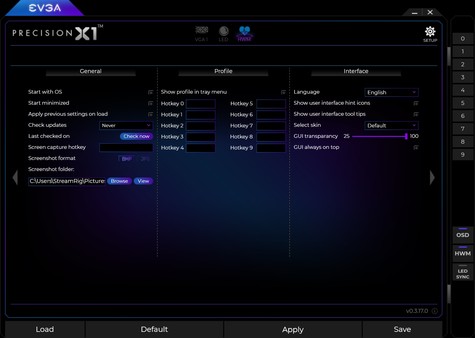 EVGA Precision X1