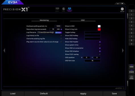 EVGA Precision X1