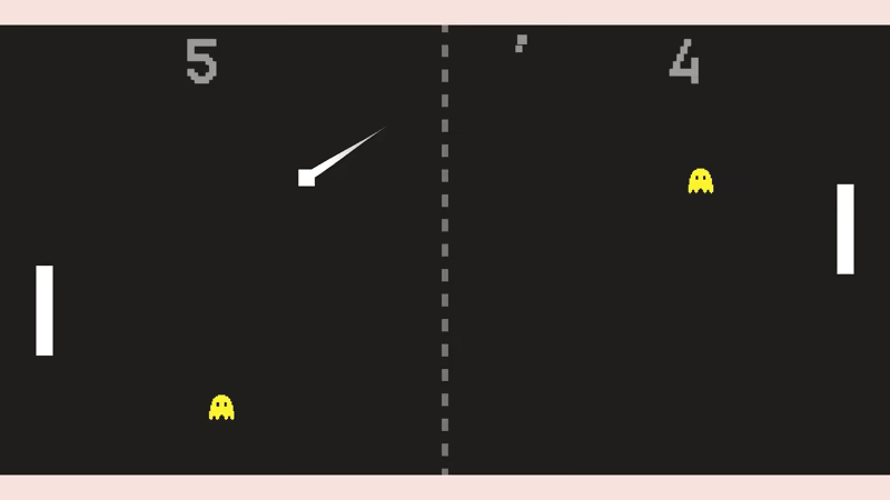 Strange Pong video 1