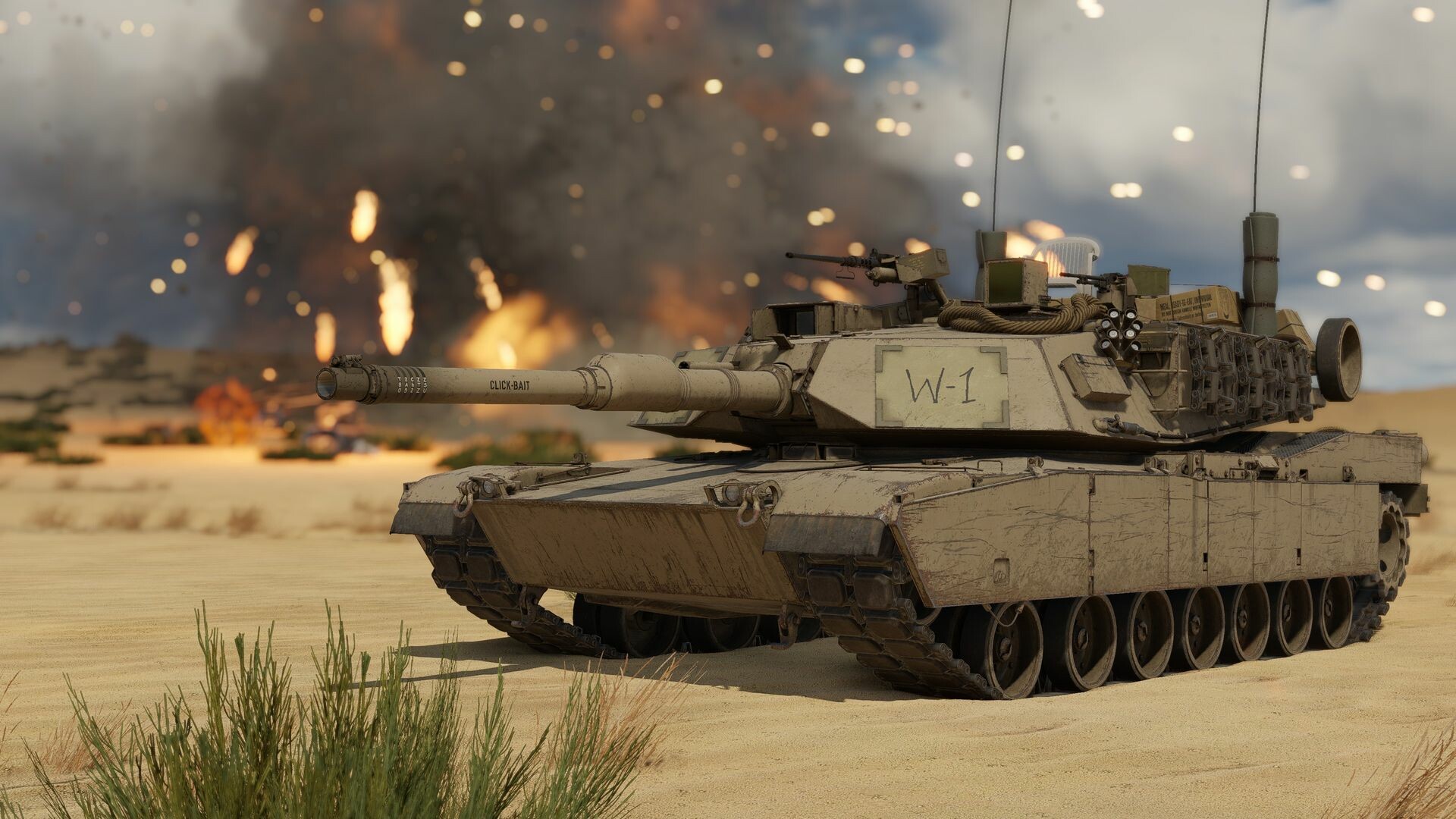 War Thunder - M1A1 HC "Click-Bait" Pack screenshot 1
