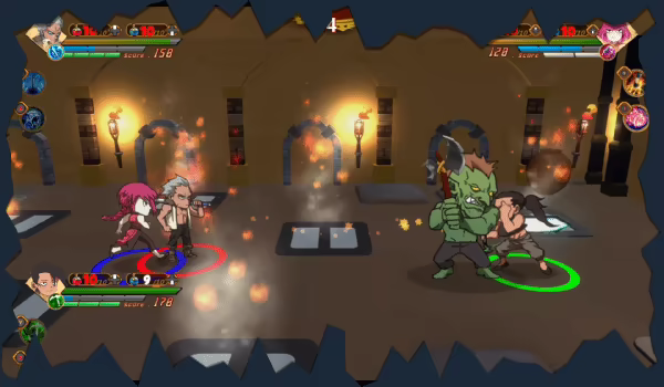 Unrivaled Heroes: 2.5D Brawler video 7