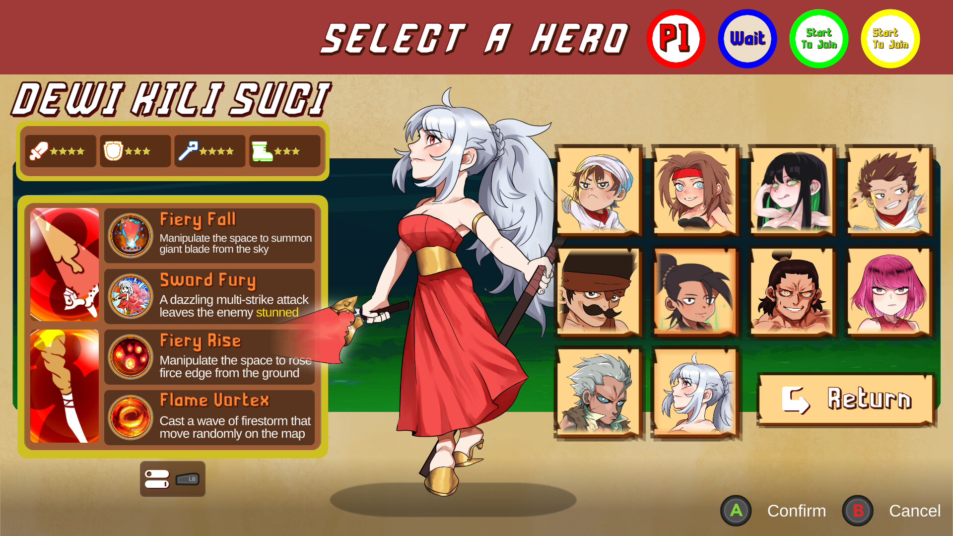 Unrivaled Heroes: 2.5D Brawler screenshot 12