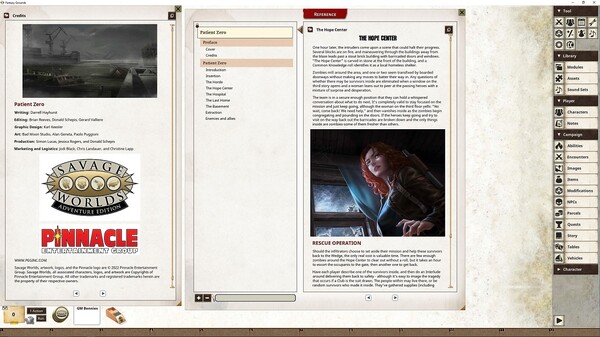 Fantasy Grounds - Horror Companion Adventure (SWADE) - Patient Zero