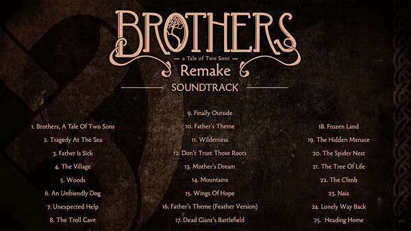 Brothers: A Tale of Two Sons Remake - Soundtrack
