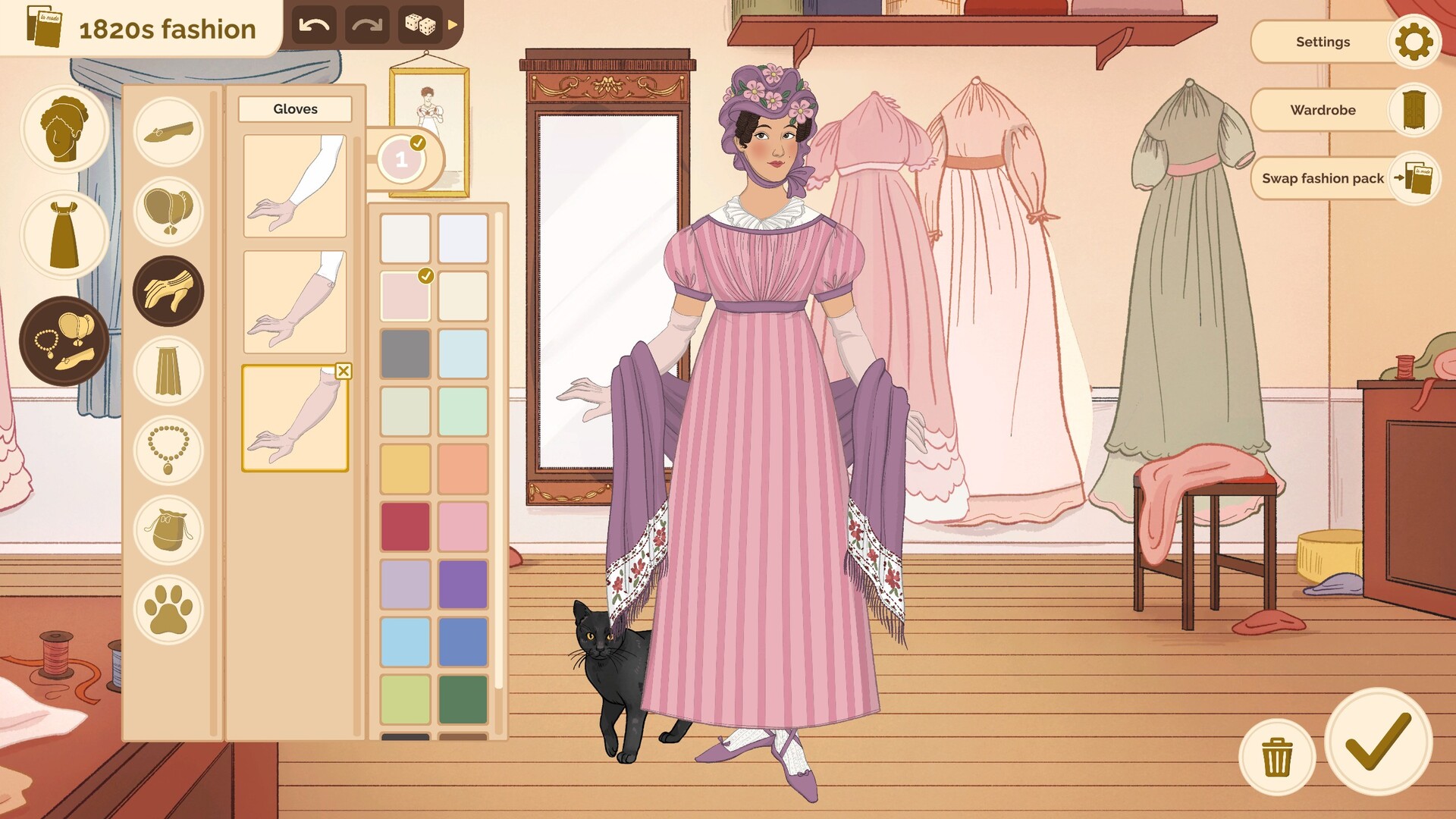 Historical Fashion Dress Up screenshot #10