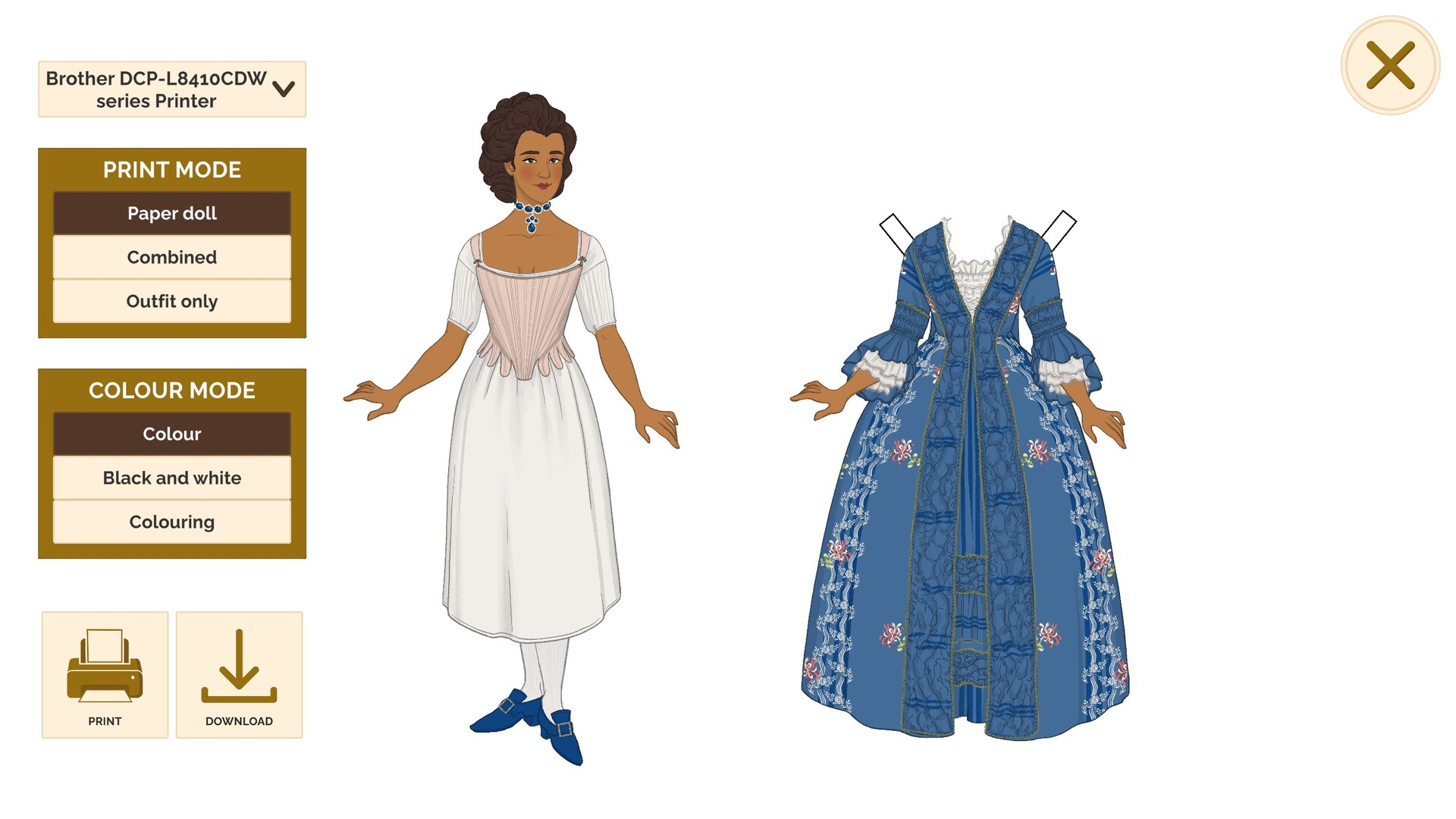 Historical Fashion Dress Up screenshot #5