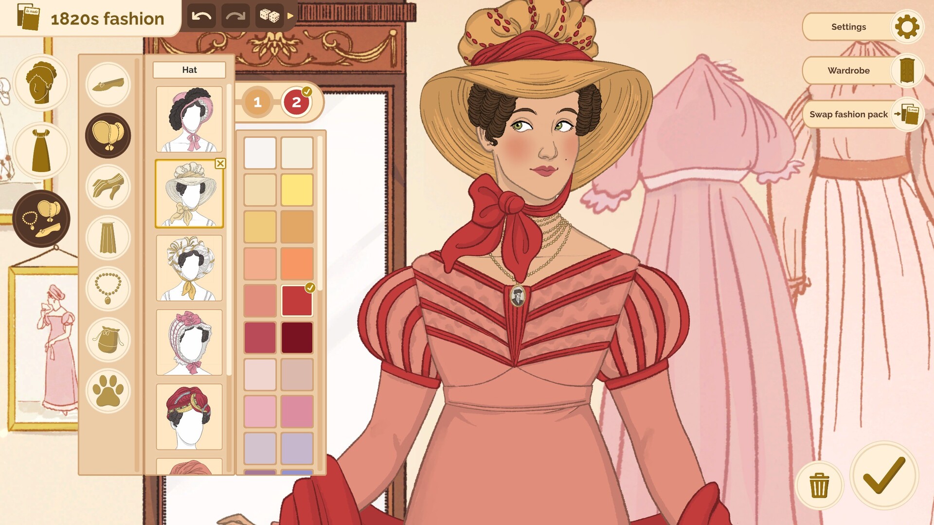 Historical Fashion Dress Up PC gameplay screenshot 2 of 12