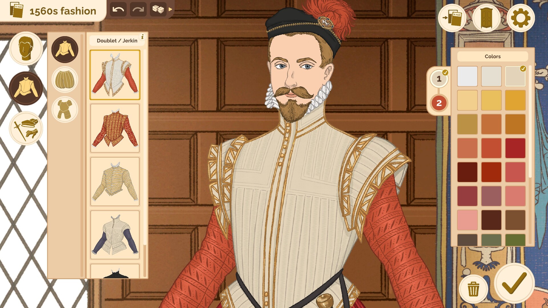 Скриншот Historical Fashion Dress Up — кадр 4