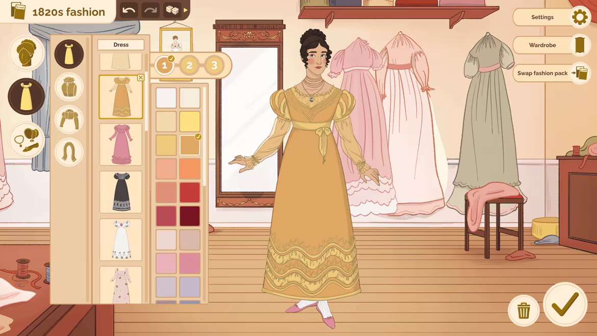 Historical Fashion Dress Up video 2