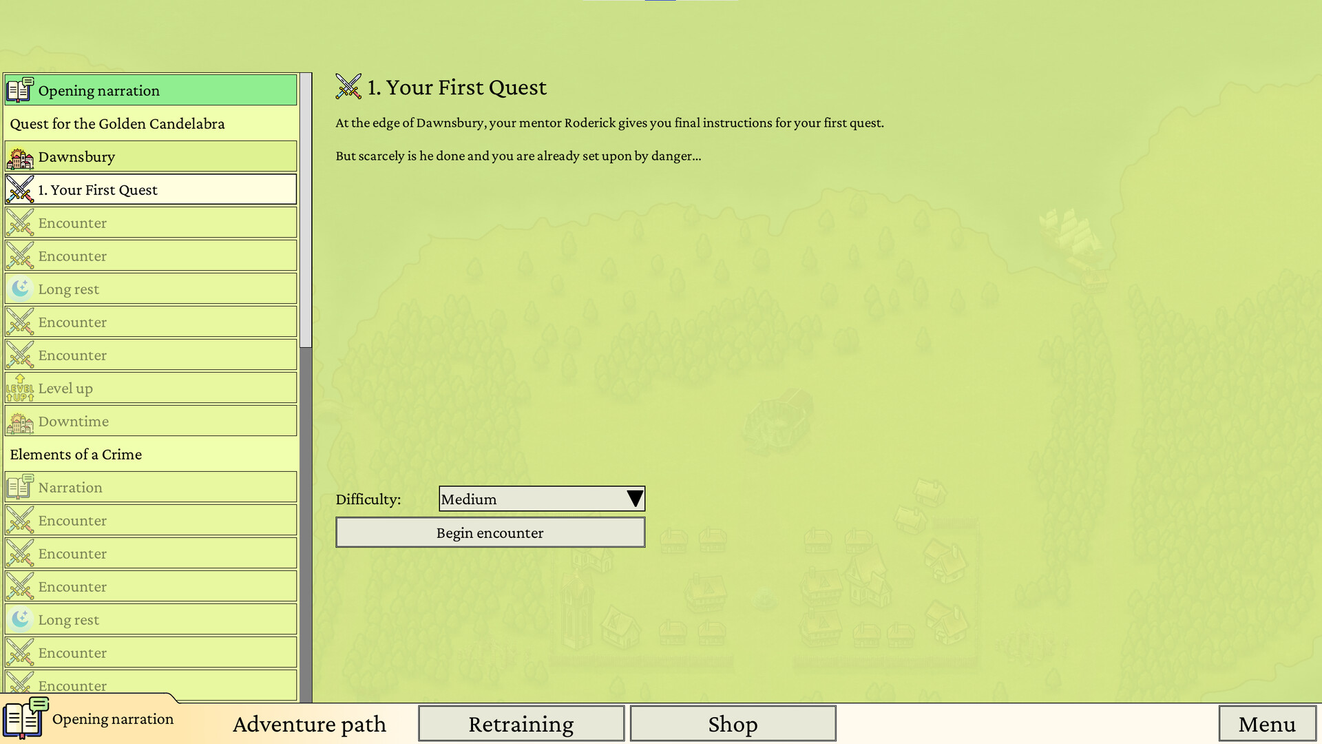 Dawnsbury Days screenshot 10