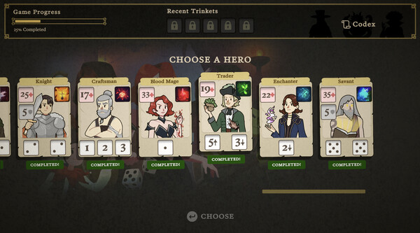 Screenshot z Dice & Fold