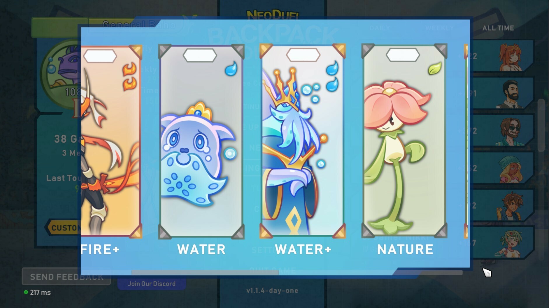 NEODUEL: Backpack Monsters