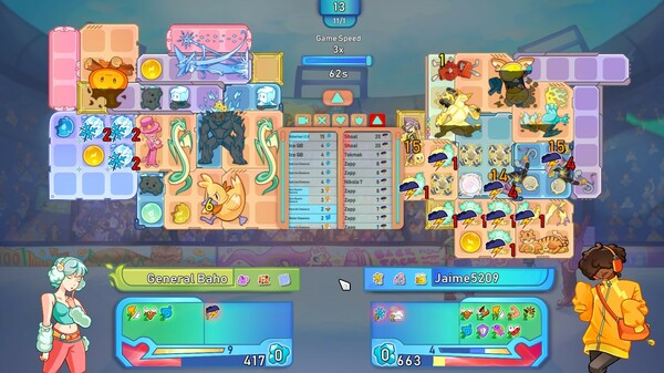 Screenshot z NEODUEL: Backpack Monsters