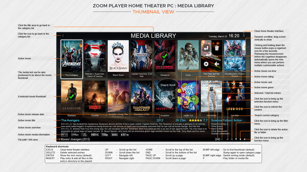 Screenshot z Zoom Player Steam Edition Screenshot z Zoom Player Steam Edition