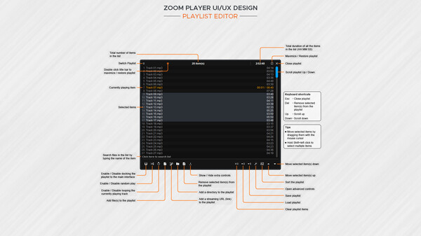 Screenshot z Zoom Player Steam Edition Screenshot z Zoom Player Steam Edition