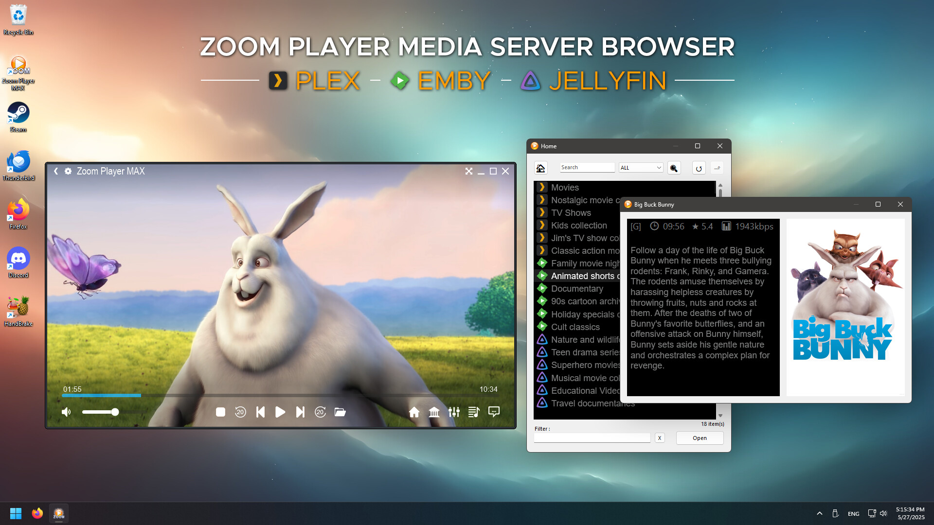 #10. Zoom Player : Steam Edition (Steam) 由: Inmatrix LTD