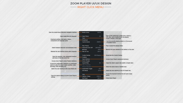 Screenshot z Zoom Player Steam Edition Screenshot z Zoom Player Steam Edition