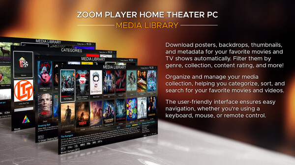 Screenshot z Zoom Player Steam Edition Screenshot z Zoom Player Steam Edition