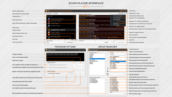 Screenshot z Zoom Player Steam Edition Screenshot z Zoom Player Steam Edition