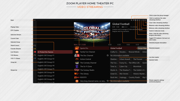 Zoom Player: Steam Edition screenshot 29