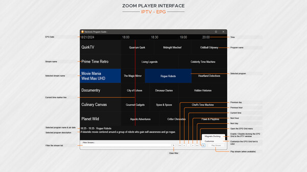 Screenshot z Zoom Player Steam Edition Screenshot z Zoom Player Steam Edition